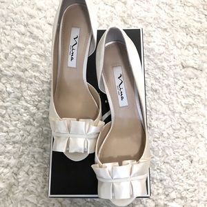 Satin Evening Pumps
